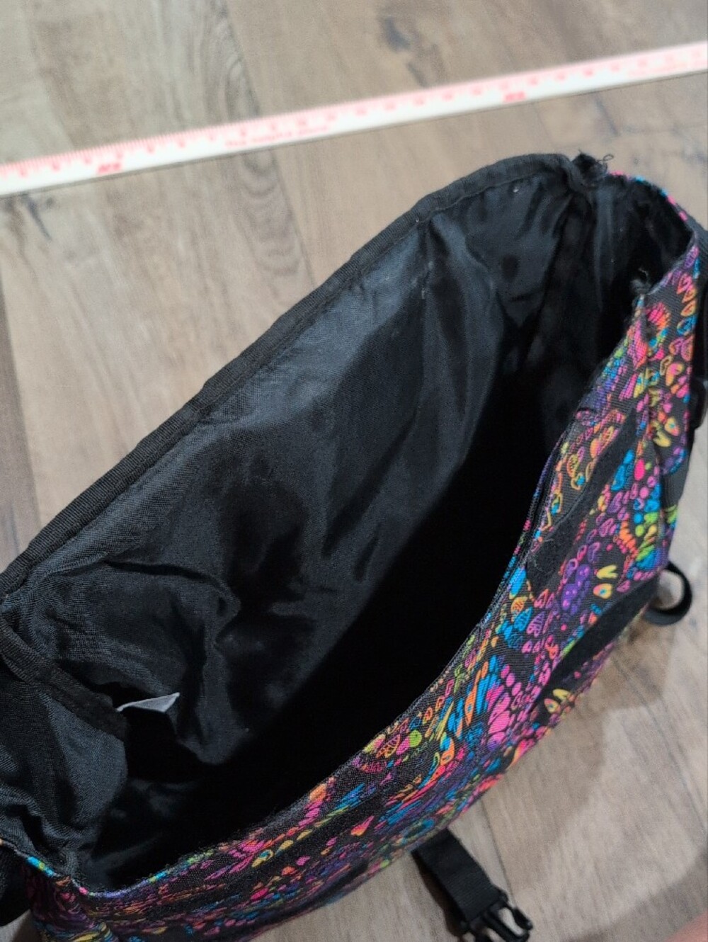 Yak Pak Black Multicolor Mandala Crossbody Bag - Picture 4 of 7